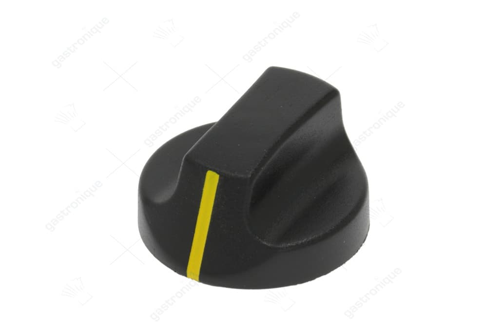 zwarte knop  ø 40 mm