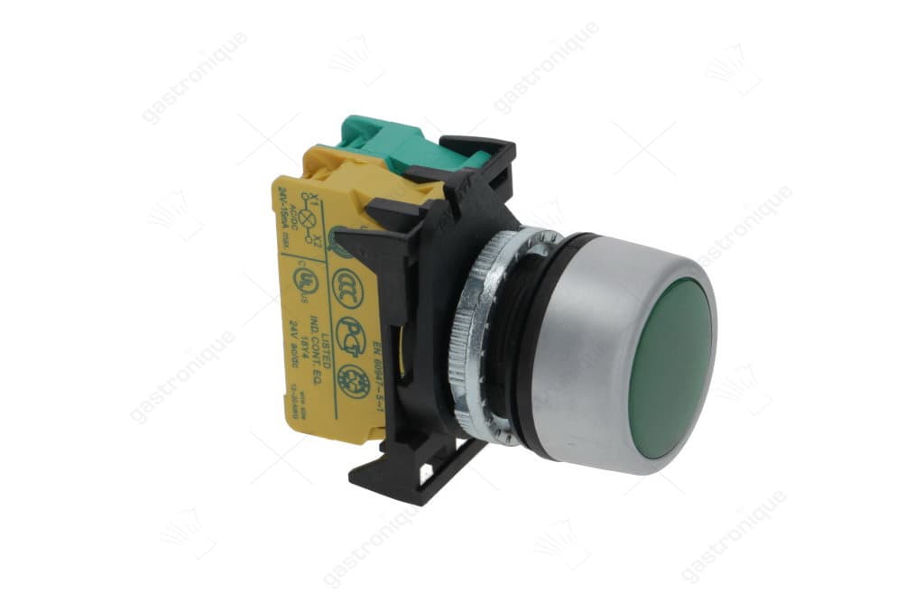 poussoir vert 16a 250v giovenzana