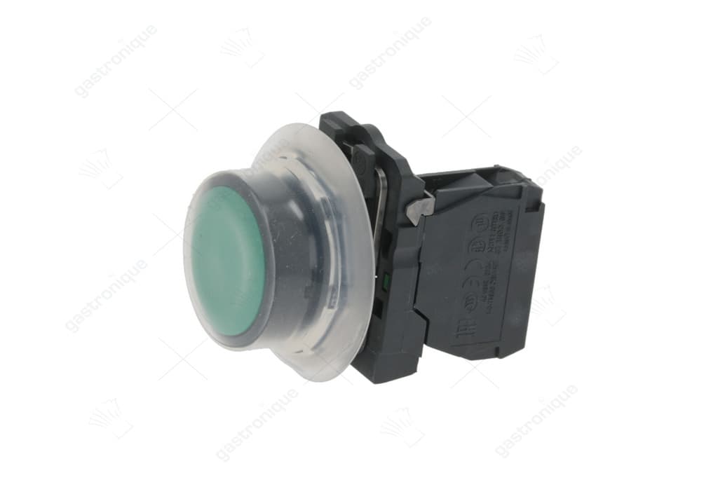 start push-button green 10a 400v