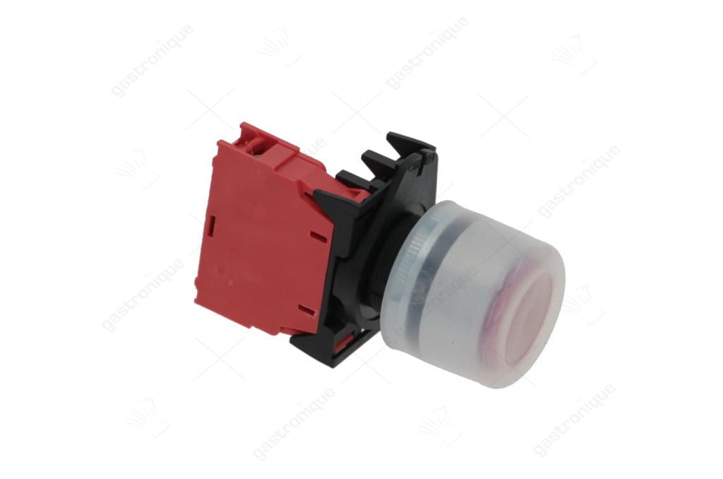 poussoir d'arret rouge 16a 600v