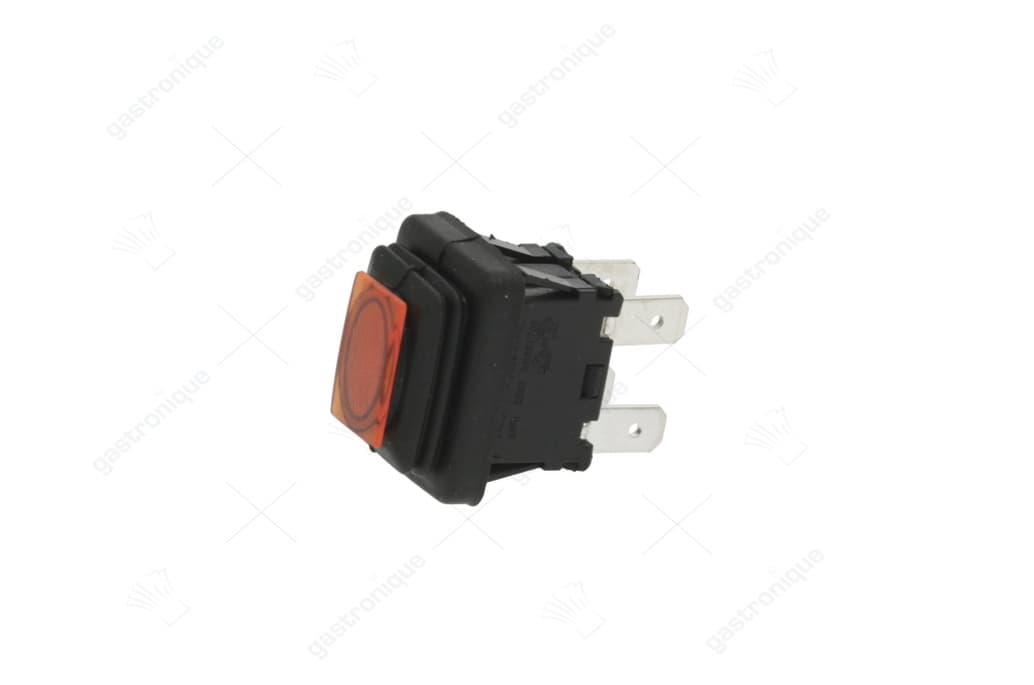 switch 2 pole orange 12a 250v