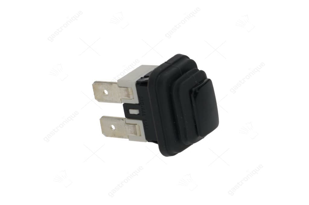 push-button 1-pole black 10a 250v