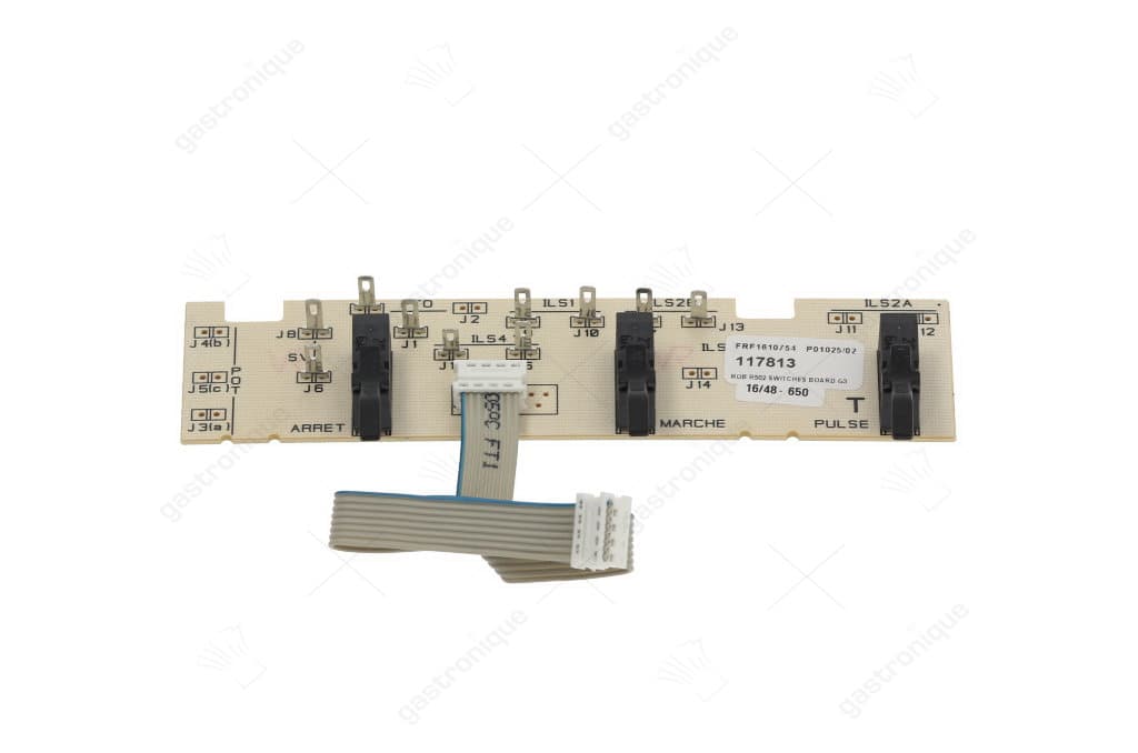 carte de commande avec 3 micro-rupteurs