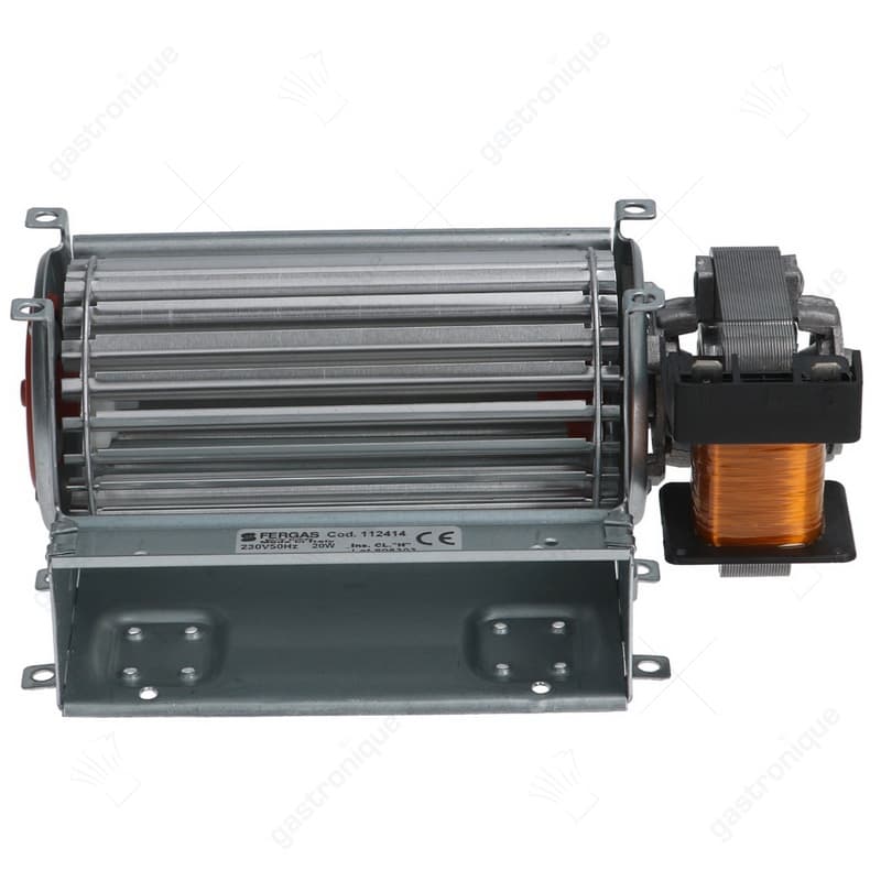 Dwarsstroomventilator motor rechts 120 mm ø 60 mm 230 Volt 20 Watt