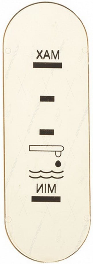 screen-printed level gauge plate 89x30mm - Image 1