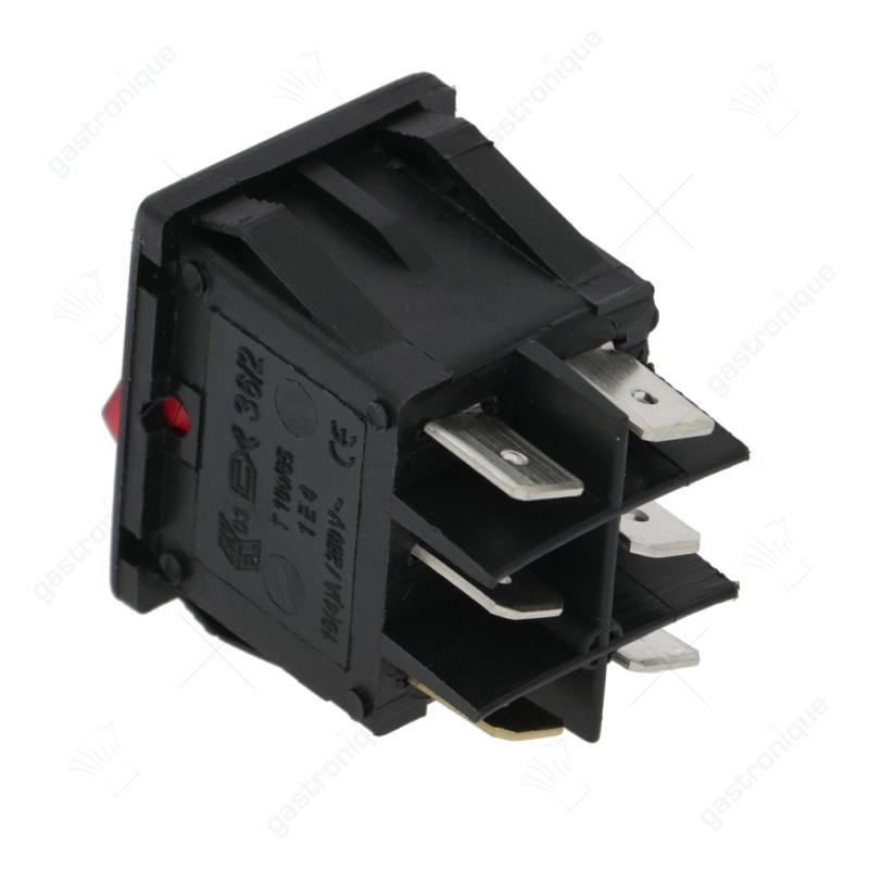 doppelschalter 16A 250V 22x30mm Einbau - Image 2