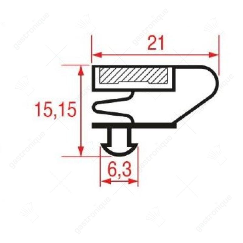 DEURRUBBER 490x420 mm - Image 1