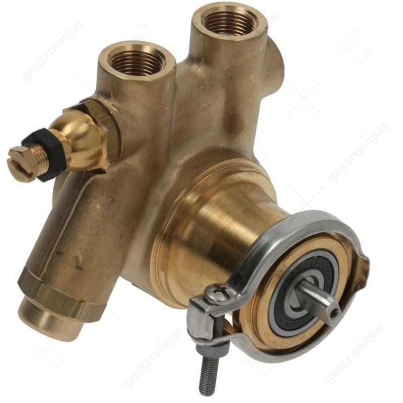 pompkop PA204X FLUID-O-TECH L 82mm 200l/h aansluiting 3/8" GAS met filter en bypass koper - Image 1