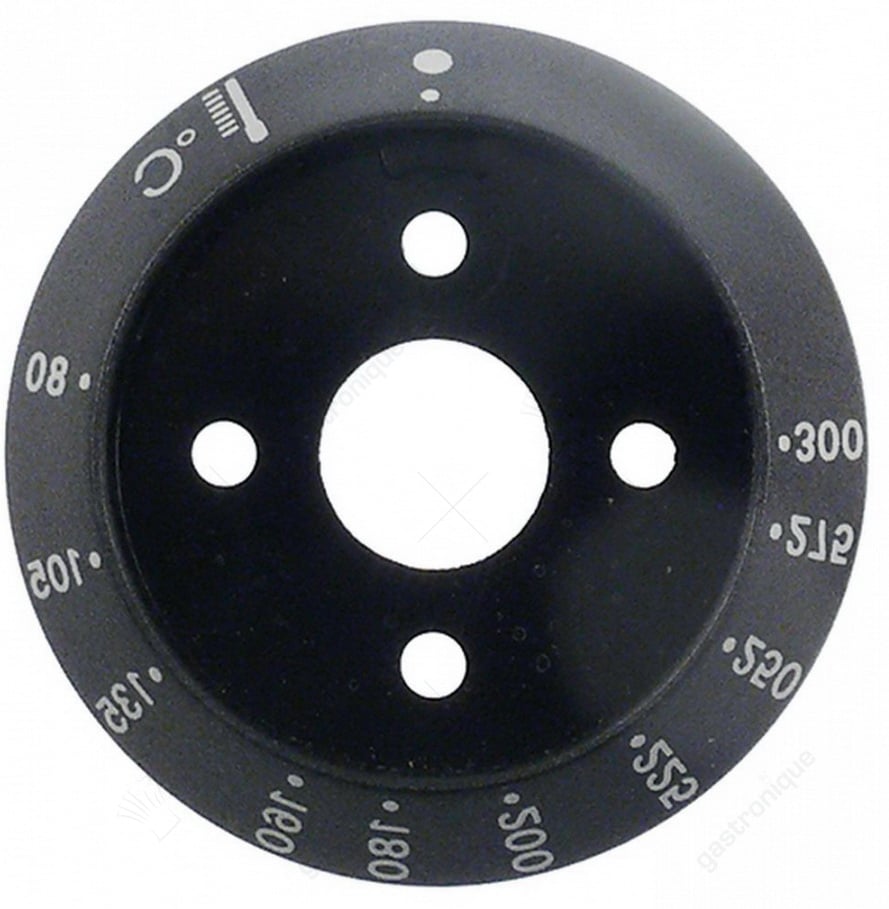 ring nut black knob ø 58 mm 80-300°c - Image 1