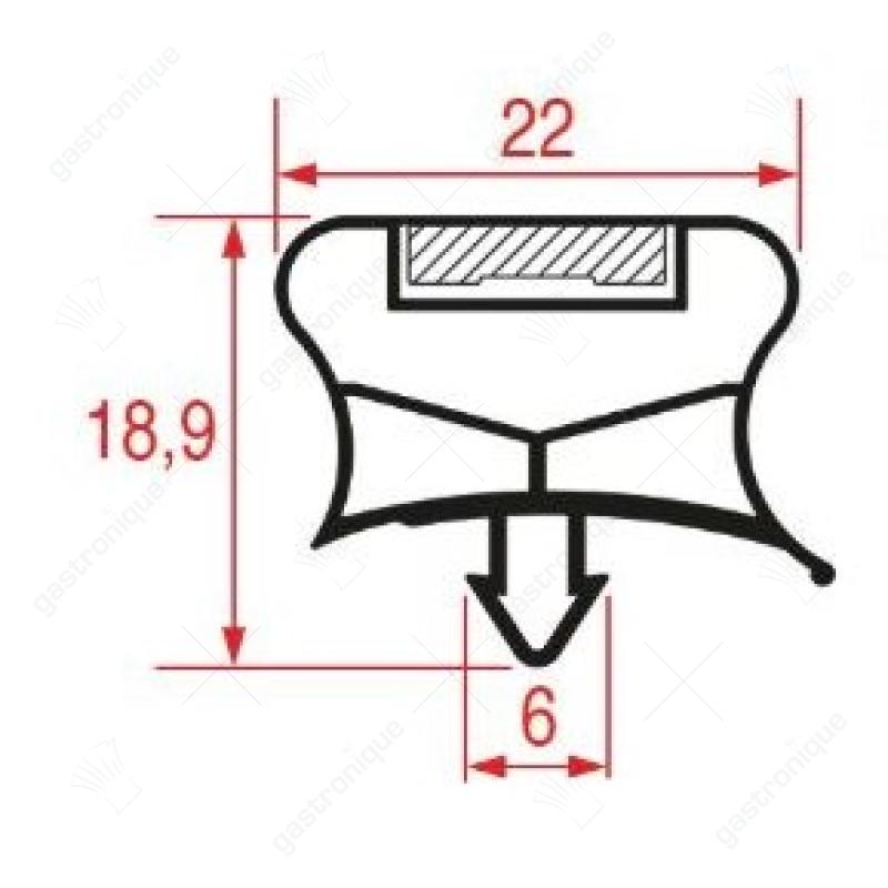 DEURRUBBER 620x400 mm - Image 1