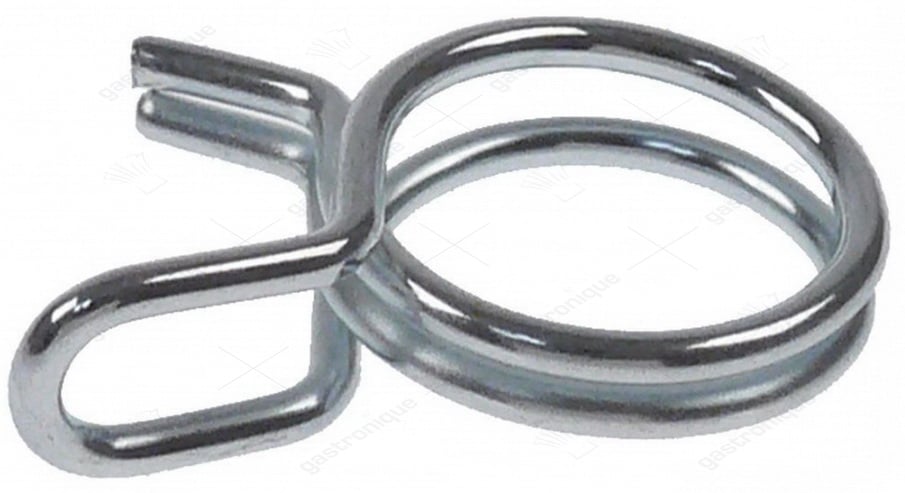 Kabelklem verzinkt staal ø 14,4-15,1mm draad ø 1,8mm vpe 100 stuks - Image 1