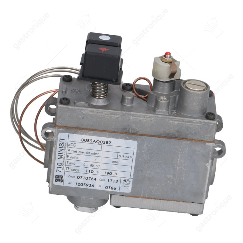 Gasthermostat SIT Typ MINISIT 710 t.max. 190°C 110-190°C Gaseingang 1/2" Gasausgang 3/8" - Image 2