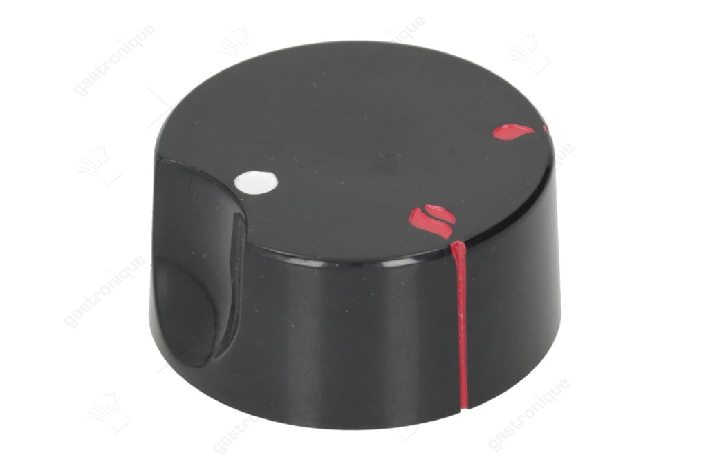 zwarte knop ø 50 mm bedrukt - Image 1