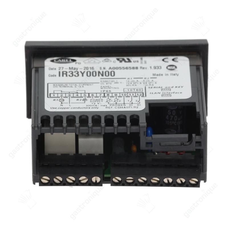 elektronischer Regler CAREL IR33Y00N00 Einbaumaß 71x29mm Einbautiefe 94mm 12V - Image 2