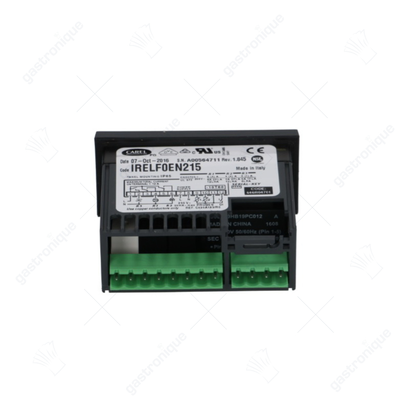 elektronische regelaar CAREL IRELF0EN215 inbouwmaat 71x29mm inbouwdiepte 70,5mm 230V - afbeelding 2