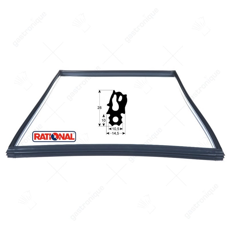 deurrubber RATIONAL 470 x 500 mm voor model SCC/CM 61 - Image 1