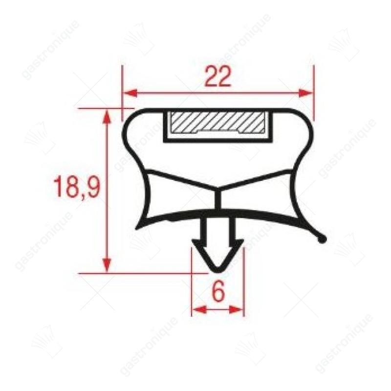DEURRUBBER 475x400 mm - Image 1
