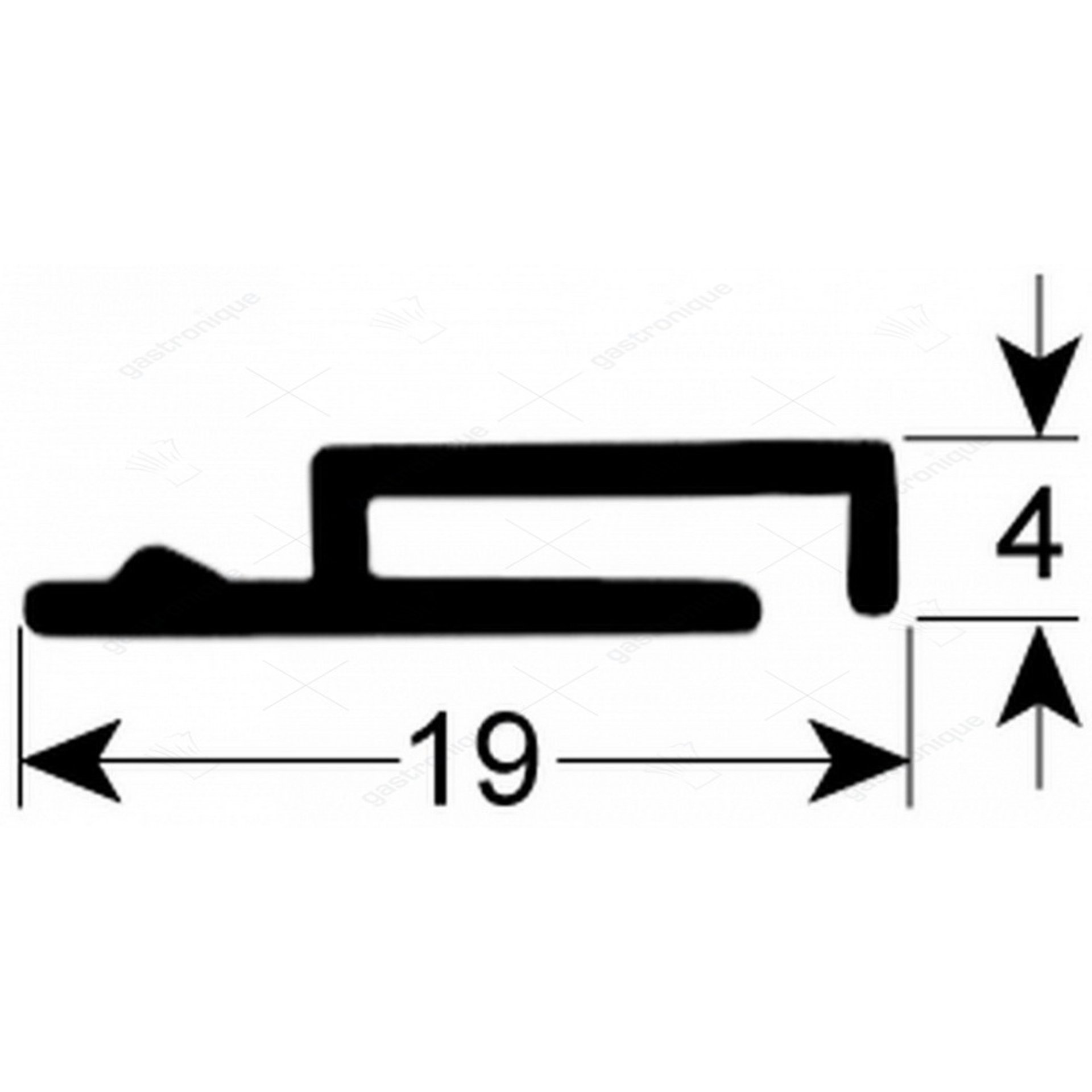joint de cadre en plastique de porte - image 1