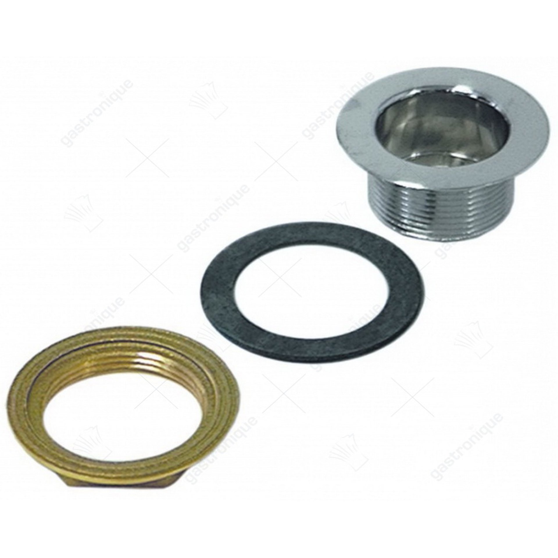 bouchon de drainage en cuivre chrome ø 1"1/2 - image 2