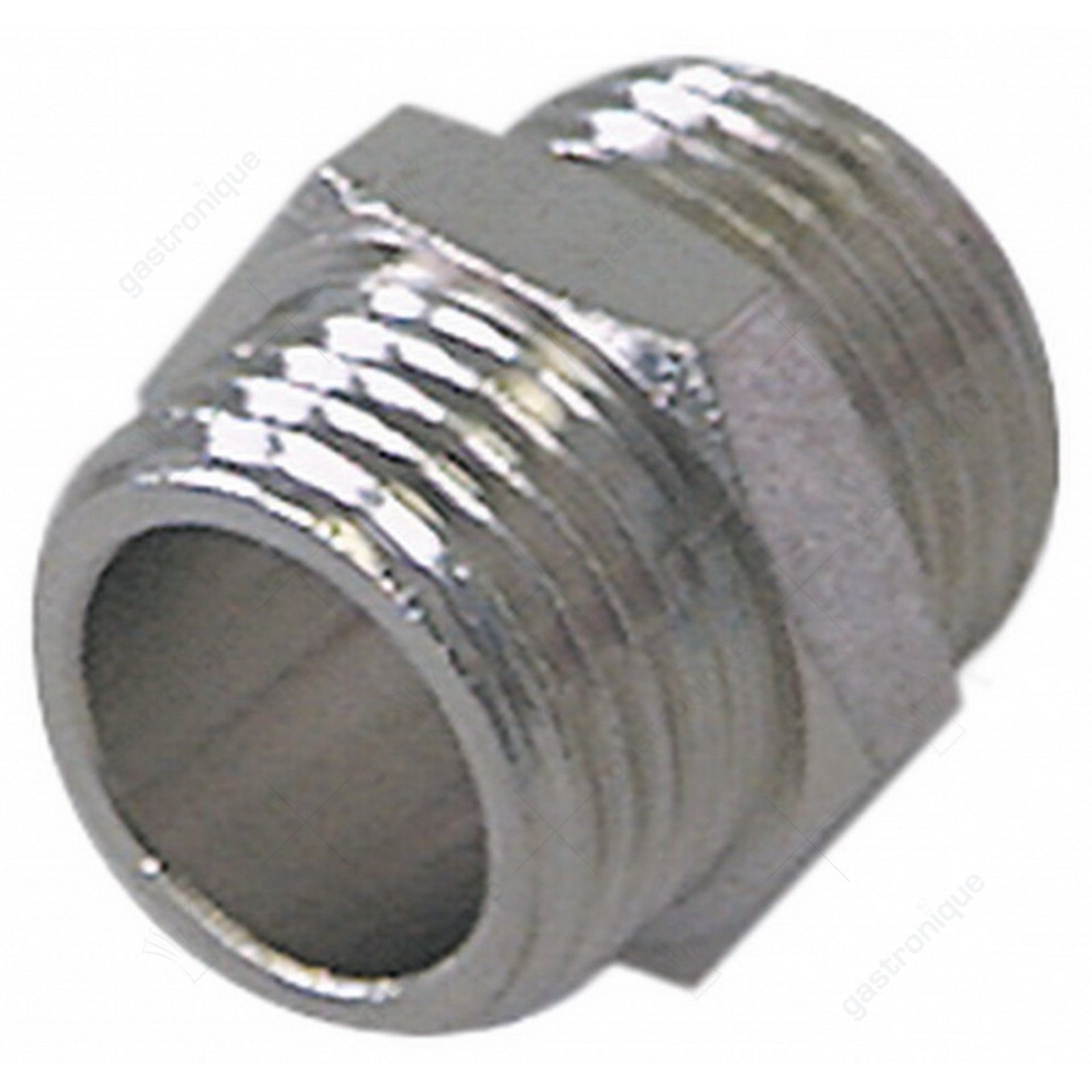 raccord plaqué nickel ø 1/4"m-1/4"m - image 1