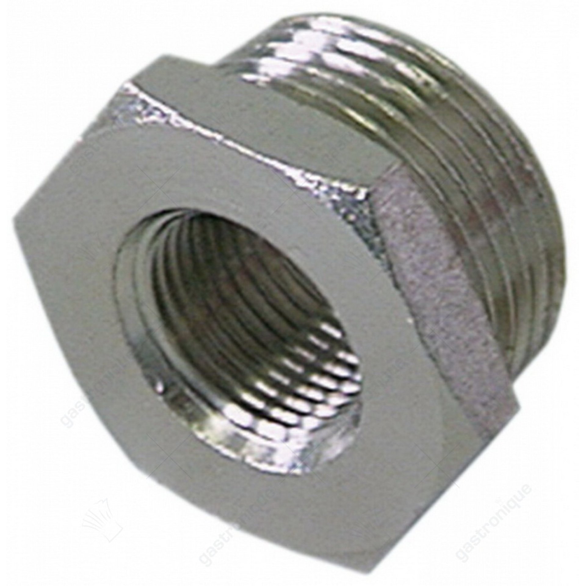 reducer wire brass nickel-plated total length 13mm SB 17 - image 1