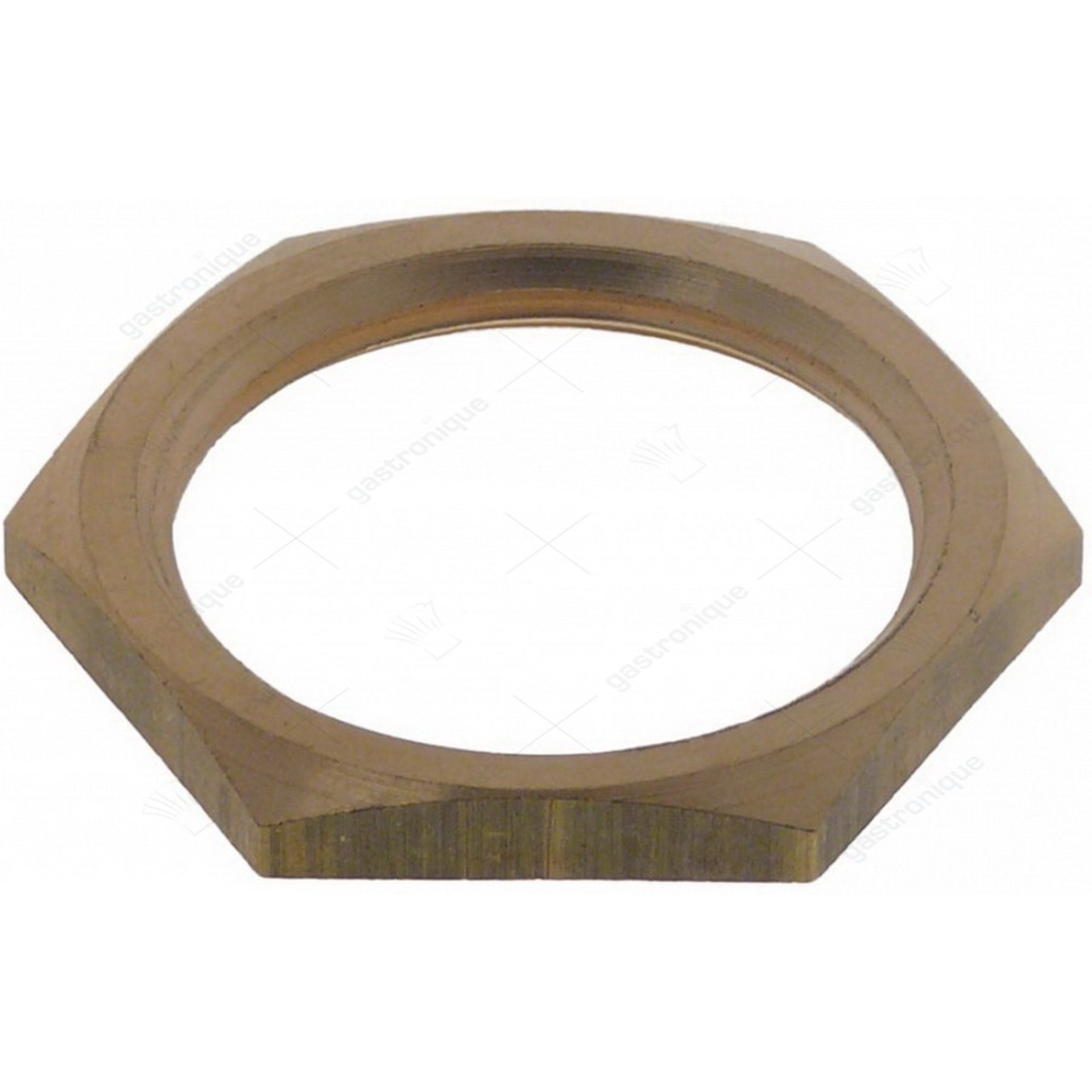 moer draad 1¼" H 6mm SB 50 koper vpe 1stuk  - afbeelding 1