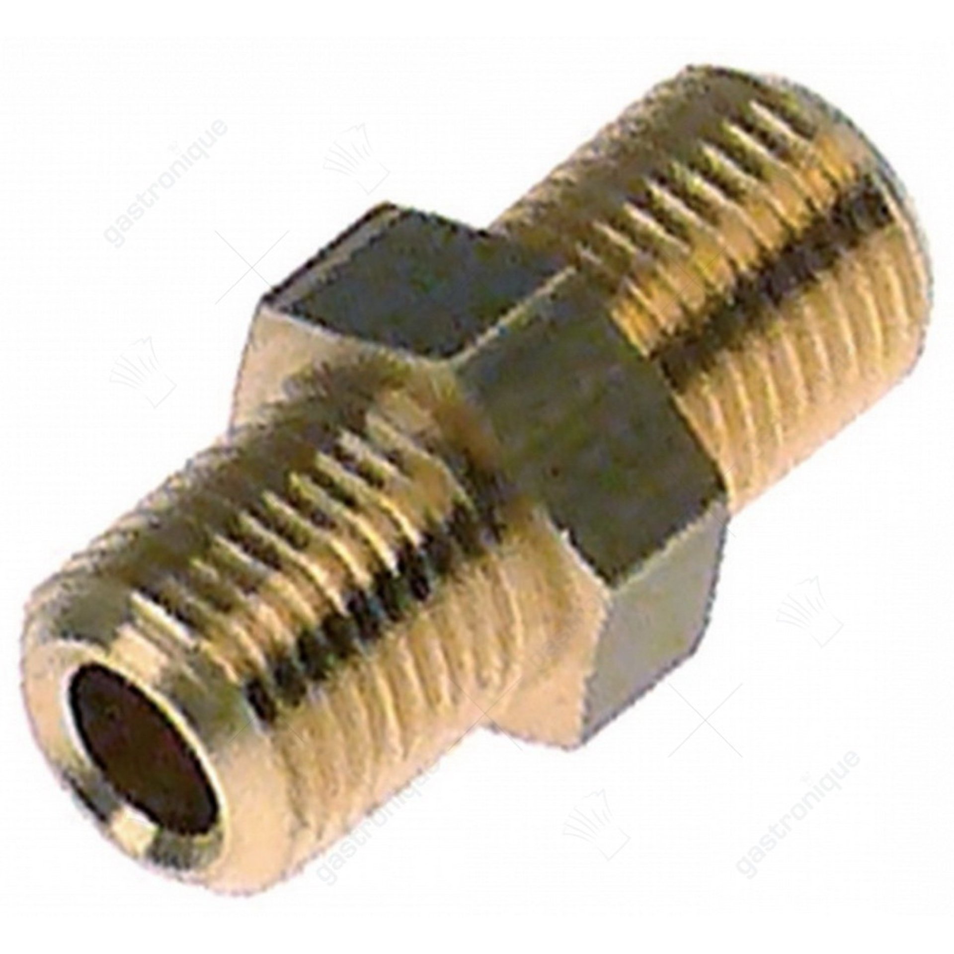 Kupfernippel Gewinde 1/8" - 1/8" - Bild 1