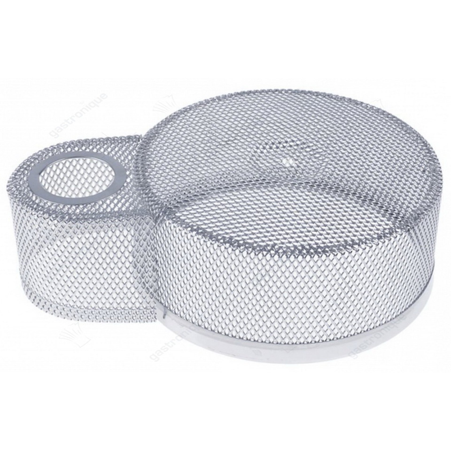 filtre rond pour lave-vaisselle ø 155mm H 69mm trou en acier inoxydable ø 15,5/37mm - image 1