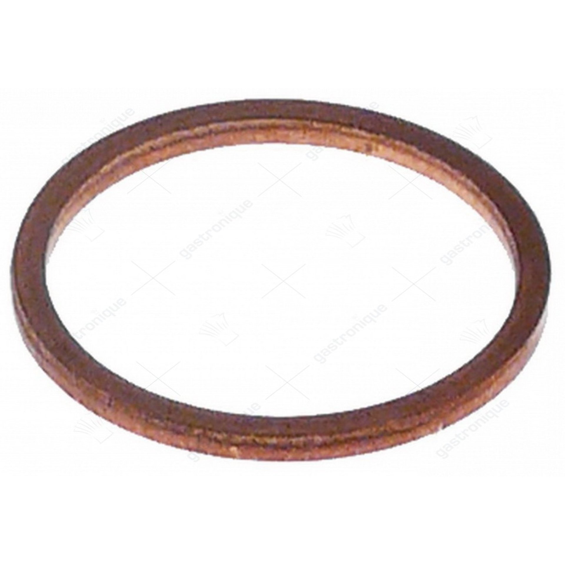 platte pakking in koper ø 21,2x18x1,5 mm - afbeelding 1