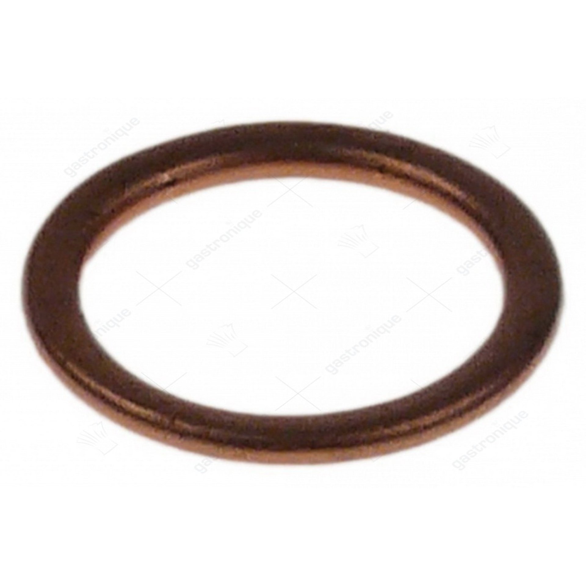 flat gasket copper OD ø 18mm ID ø 13.5mm material thickness 1.5mm for thread 1/4" - image 1