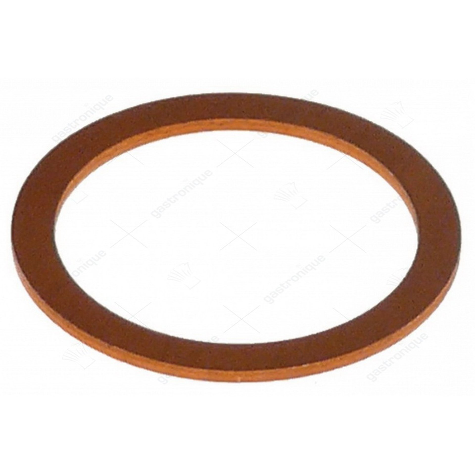 platte pakking in koper ø 26x21,5x1,5 mm - afbeelding 1
