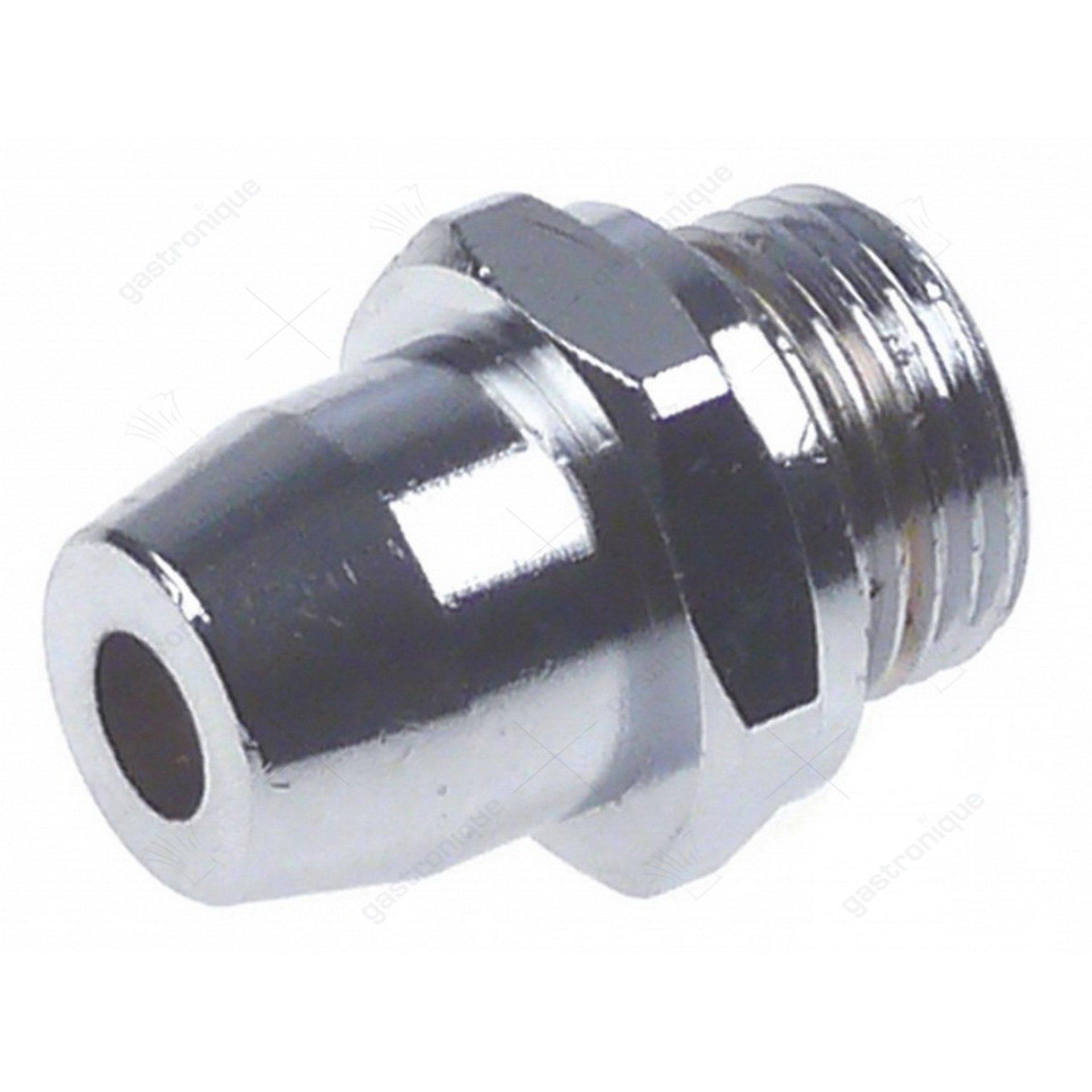 robinet de drainage chromé - image 1