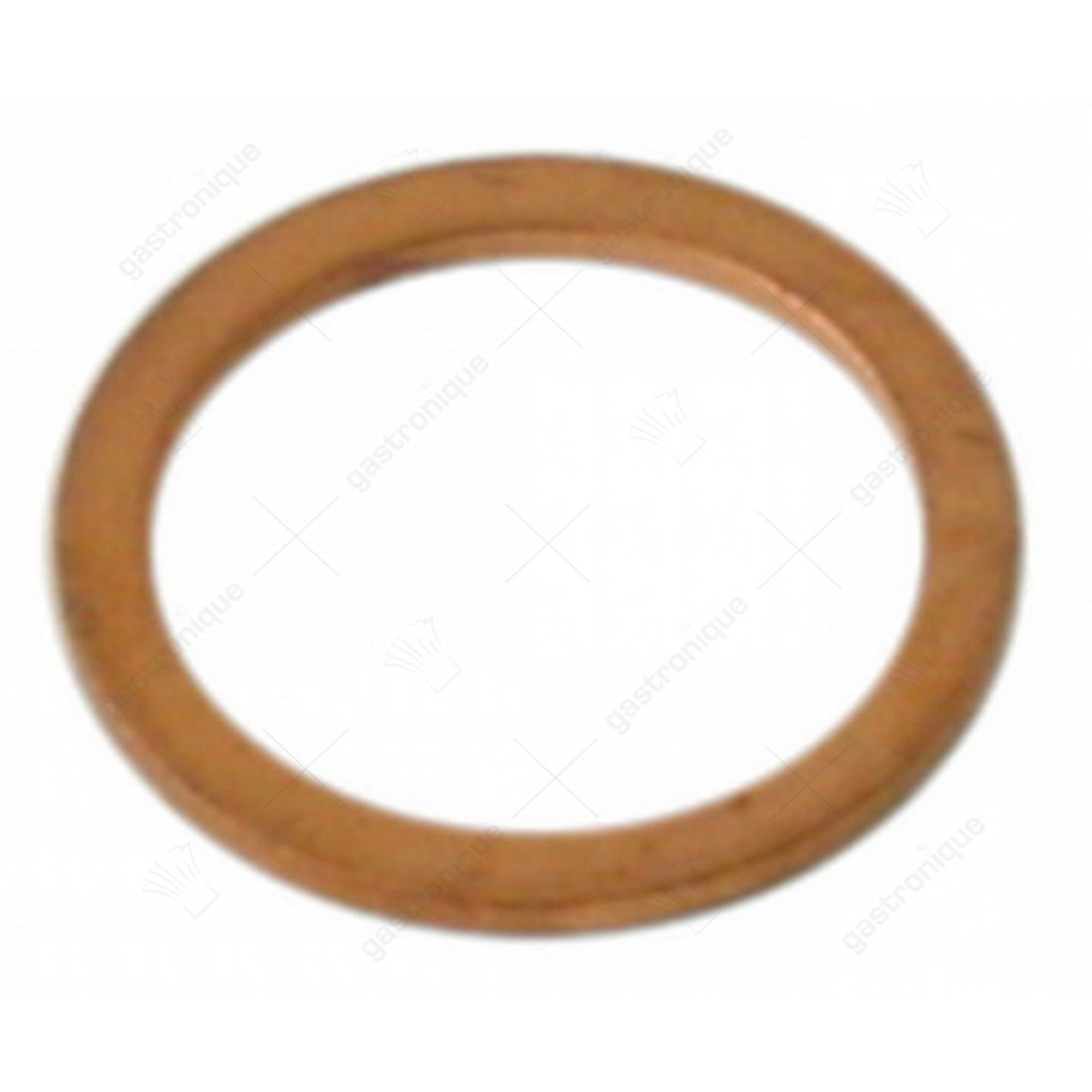 Flachdichtung Kupfer OD ø 21mm ID ø 17mm Materialstärke 1,5mm passend für 3/8" - Bild 1
