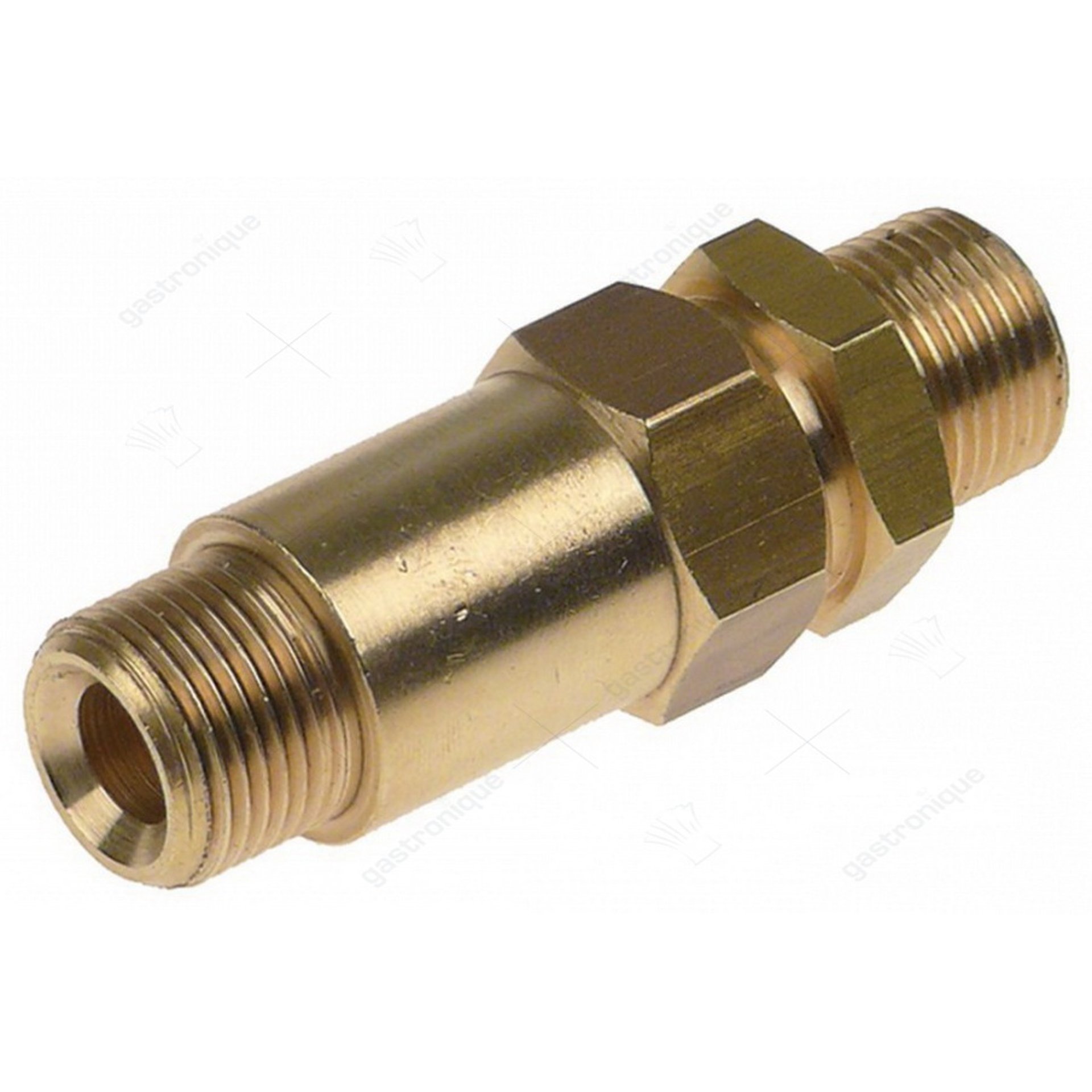 terugslagventiel ingang 3/8" uitgang 3/8" L 40mm - afbeelding 1