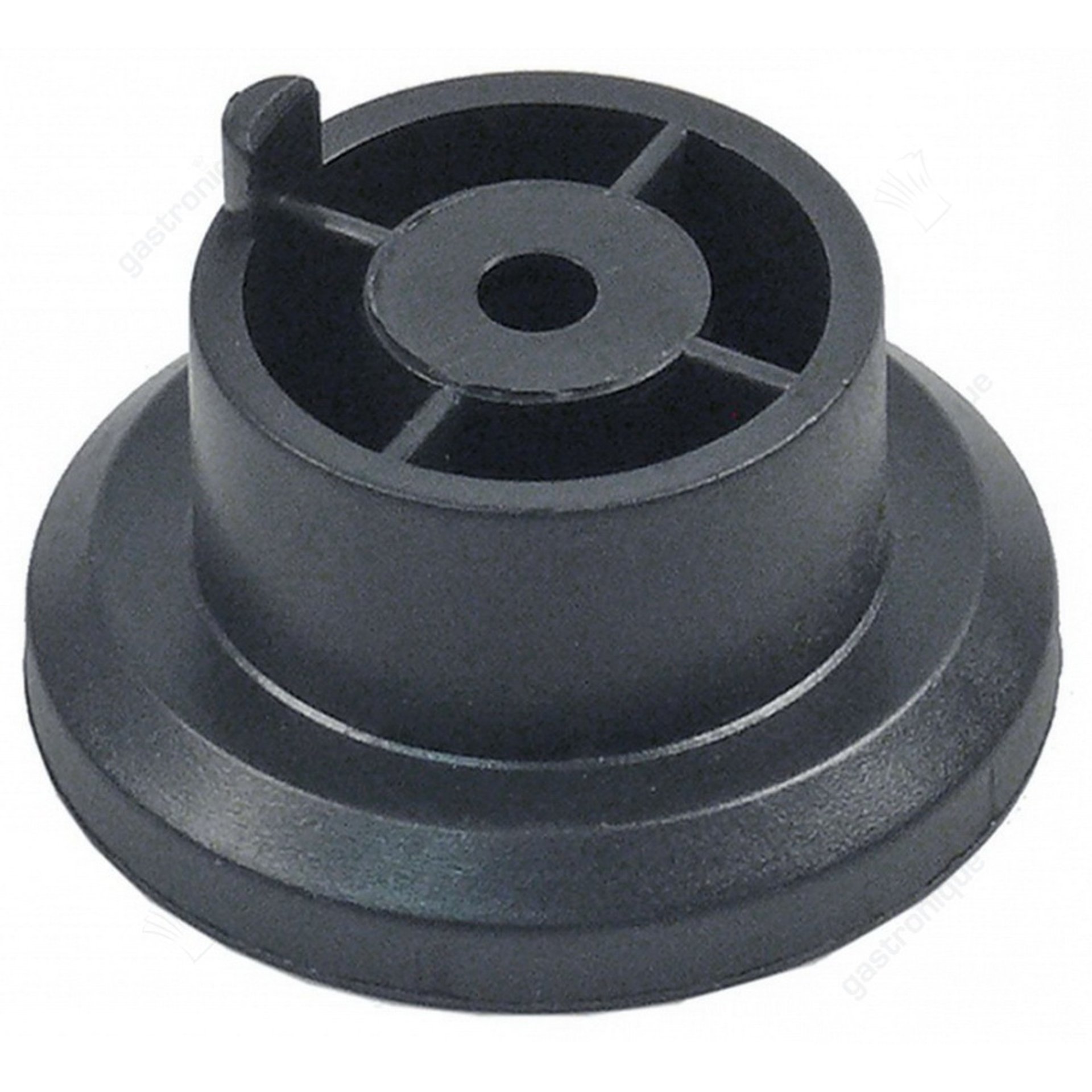 pied d'appareil ø 45mm H 22mm plastique trou ø 5,3mm emballage 1 pièce - image 1
