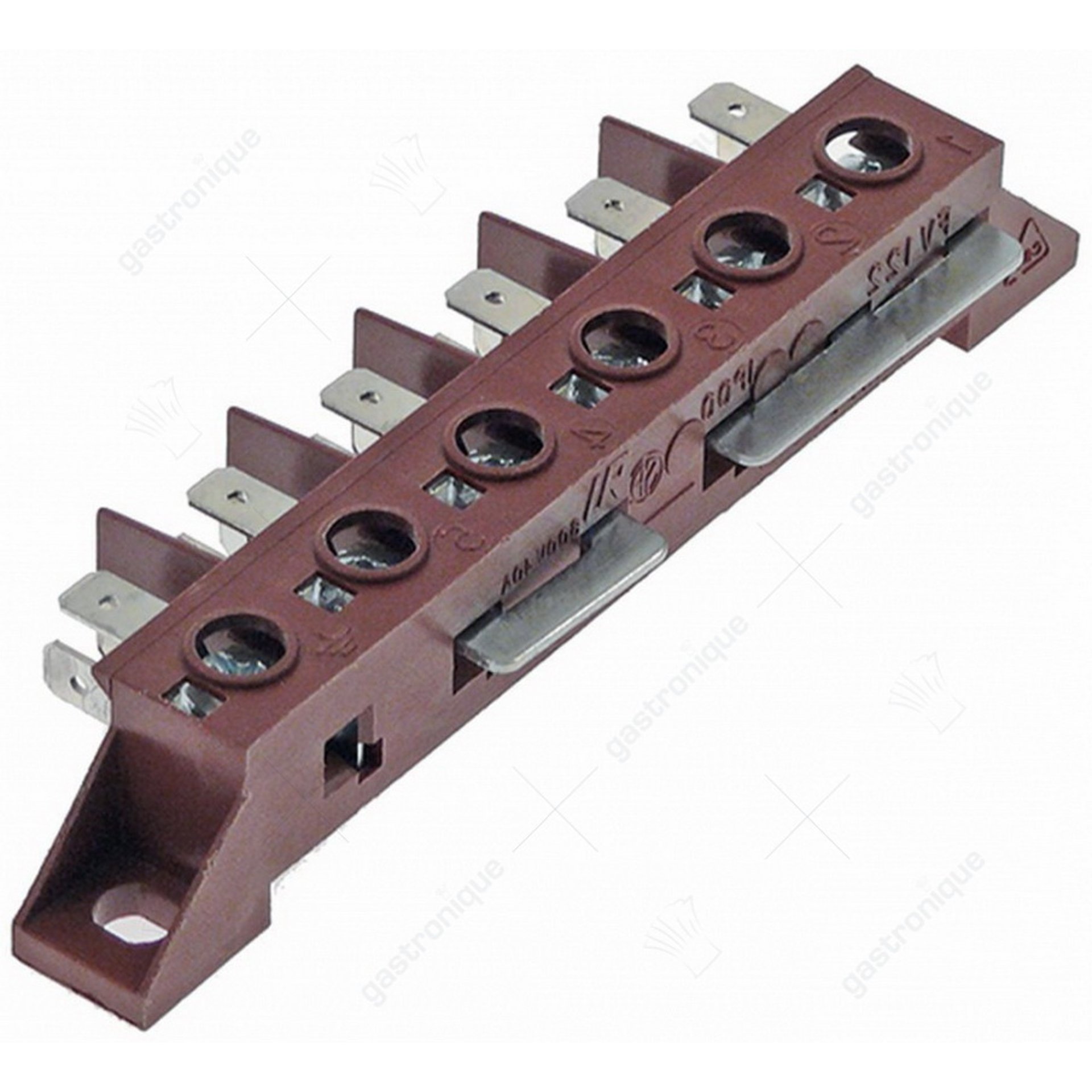 terminal block 6-poles fv122 40a 600v - image 1