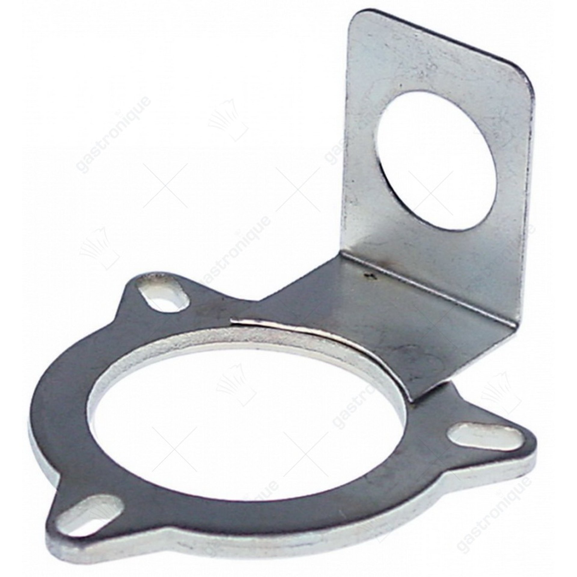 plaque de fixation coudée ø 43x80x4 mm - image 1