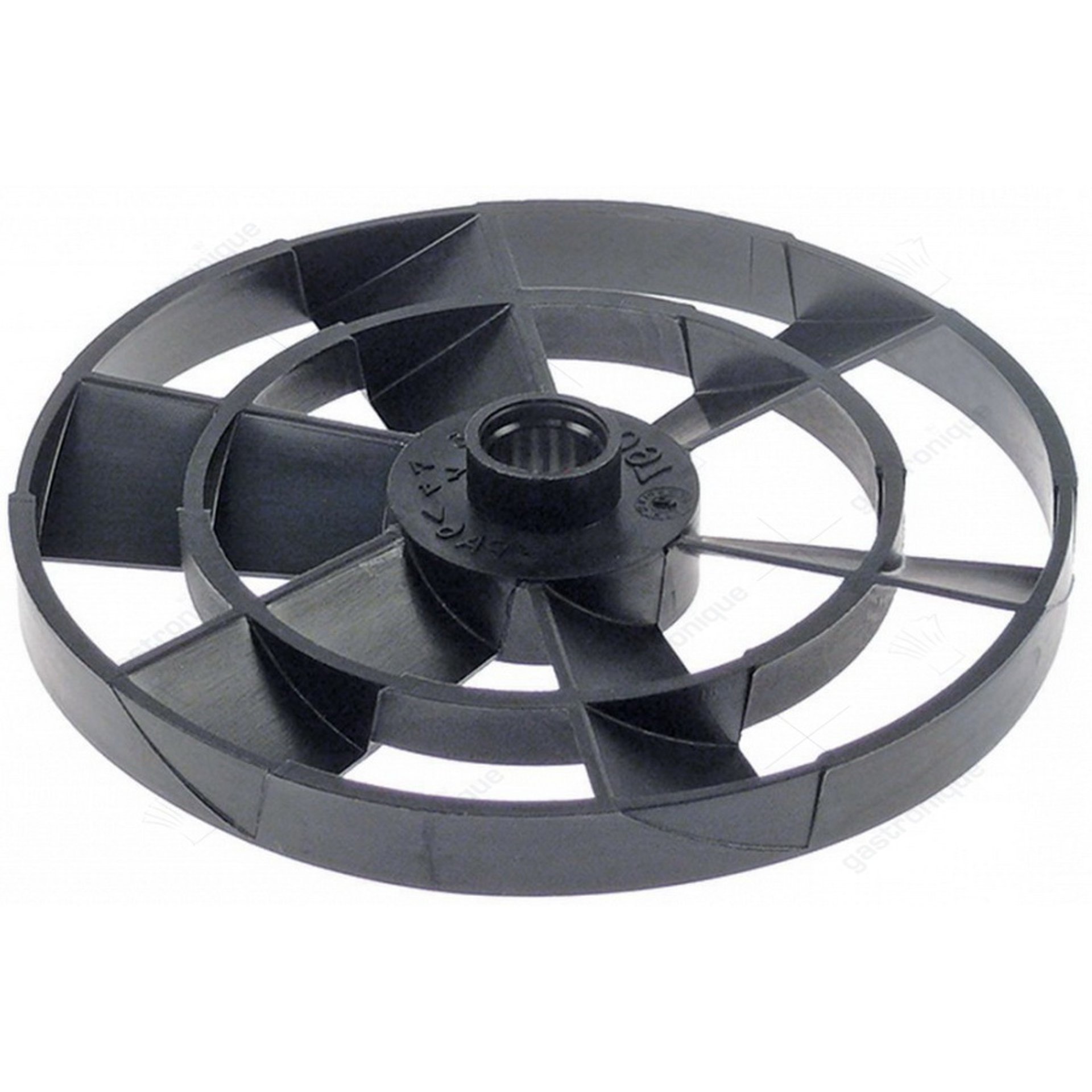 Ventilatorblatt ø 110mm H 18mm Welle Durchmesser ø 12mm Kunststoffklingen 6 - Bild 1