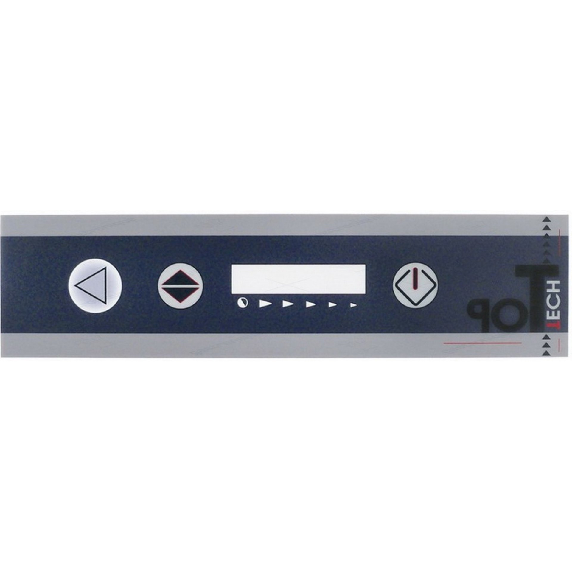 frontfolie vaatwasser Toptech 24-20GT L 225mm B 58mm - afbeelding 1
