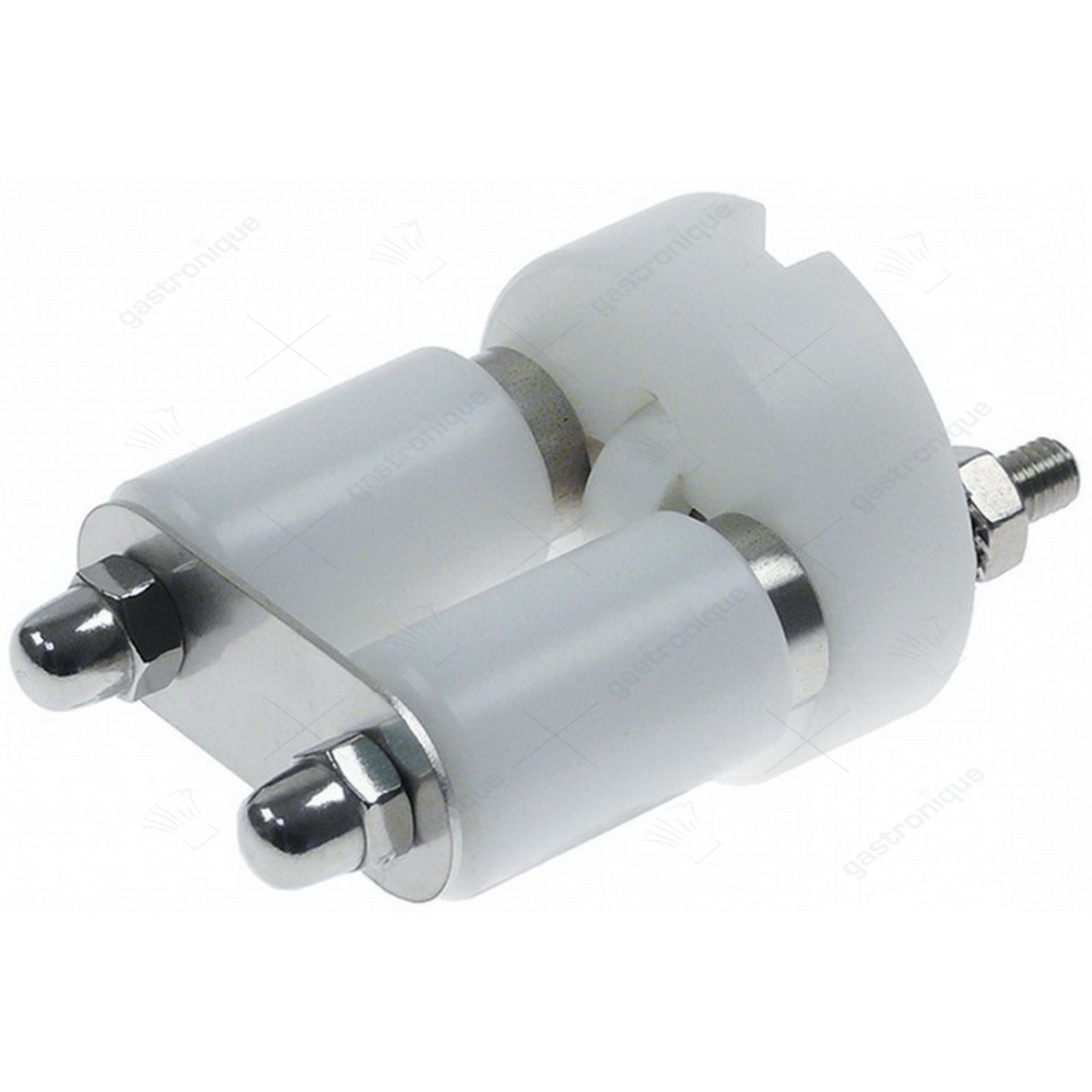 geleiding voor korventransportmachine L 50mm B 45mm H 80mm met rollen - afbeelding 1