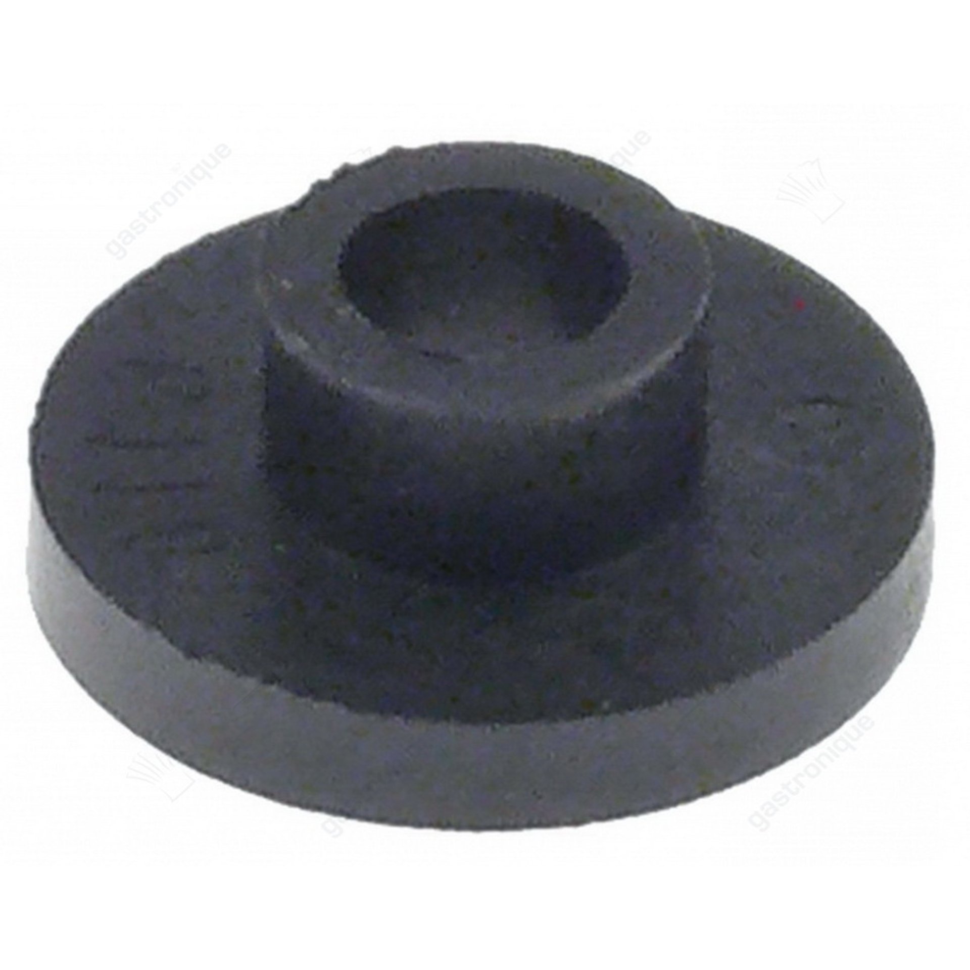 bus voor scharnier ID ø 6mm ø 20mm zwart H 8mm vpe 1stuk - afbeelding 1