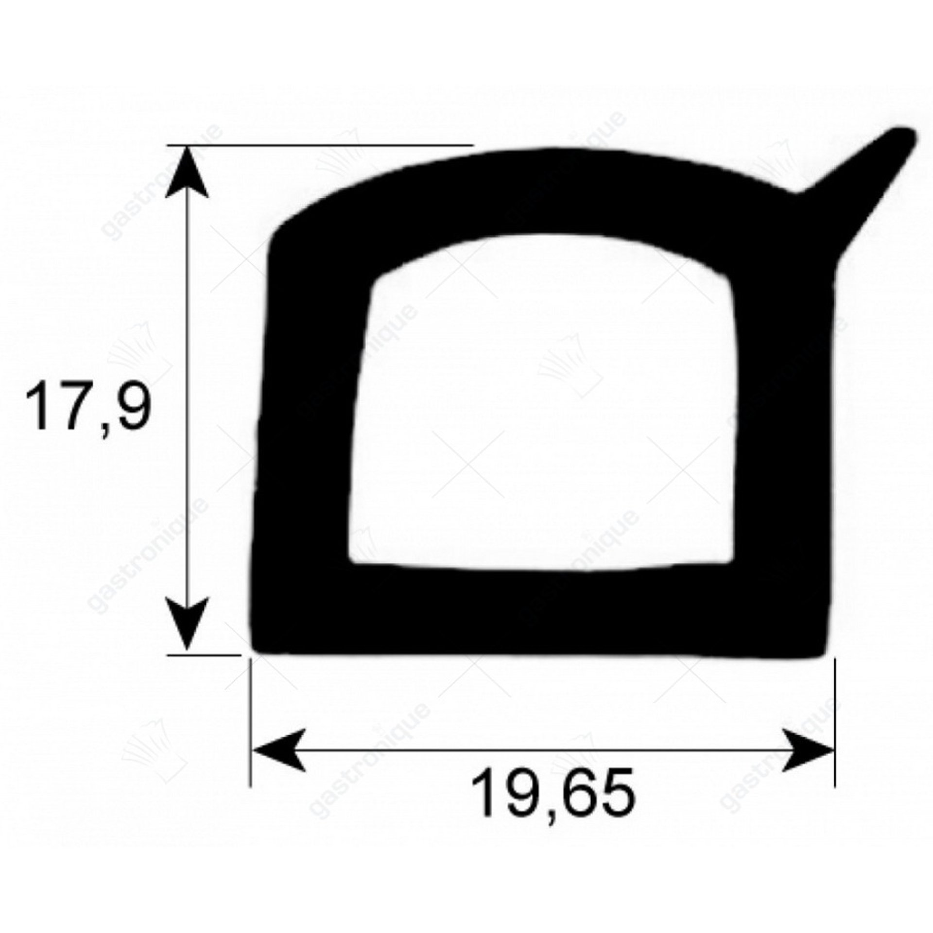oven door gasket - 6 m - image 1