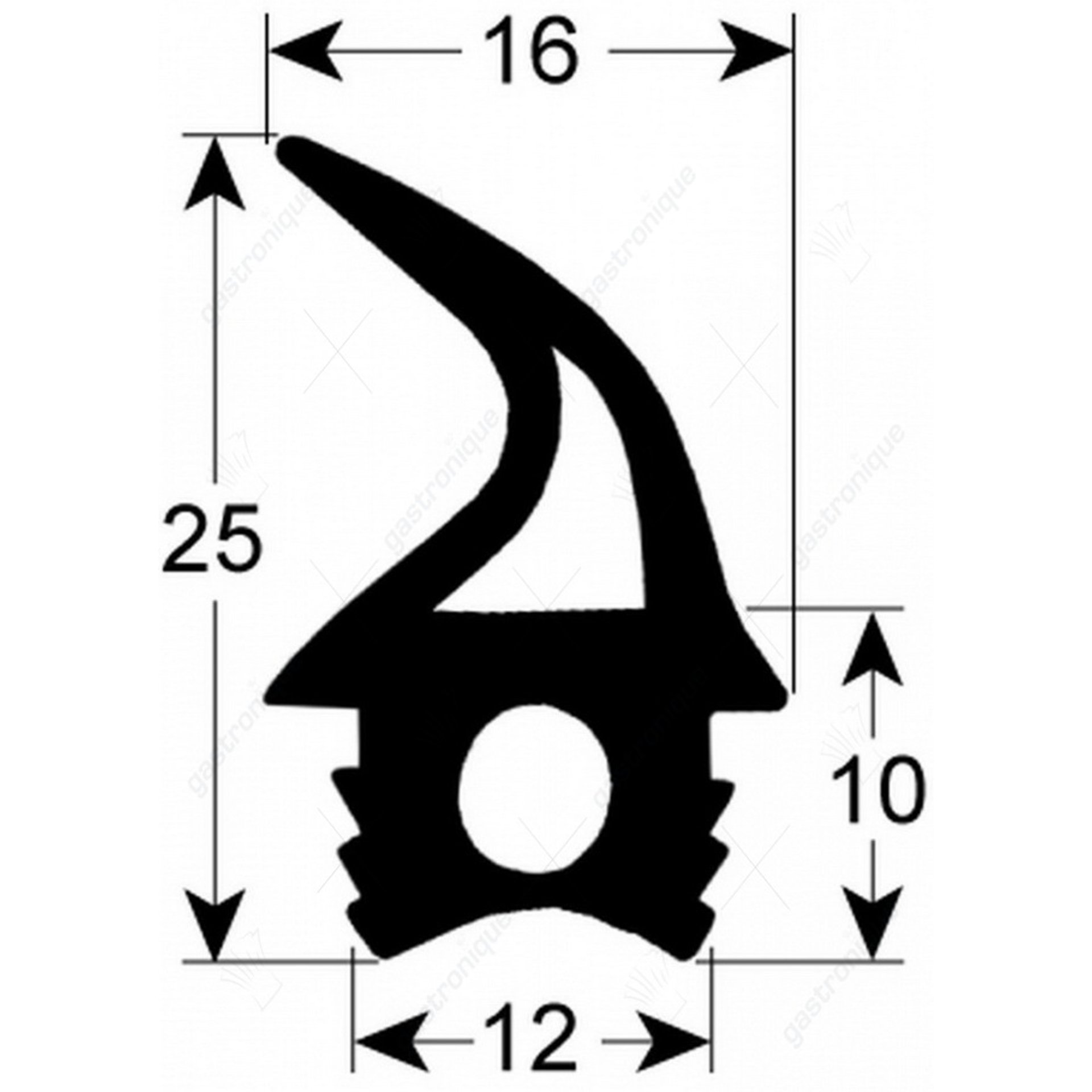 joint de porte pour four (au mètre) - image 1