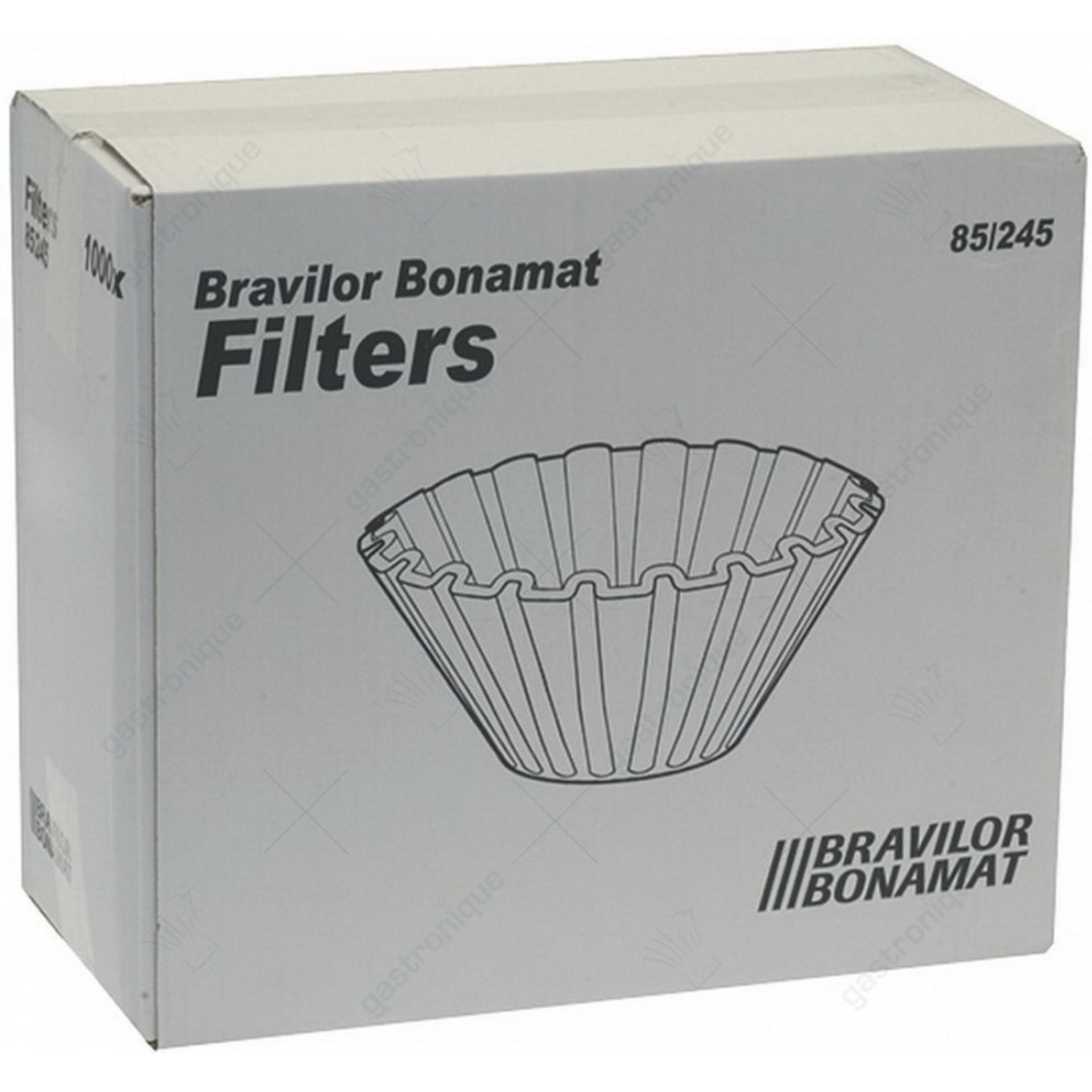 basket paper filter ø 85/245 mm 1000pcs - afbeelding 1