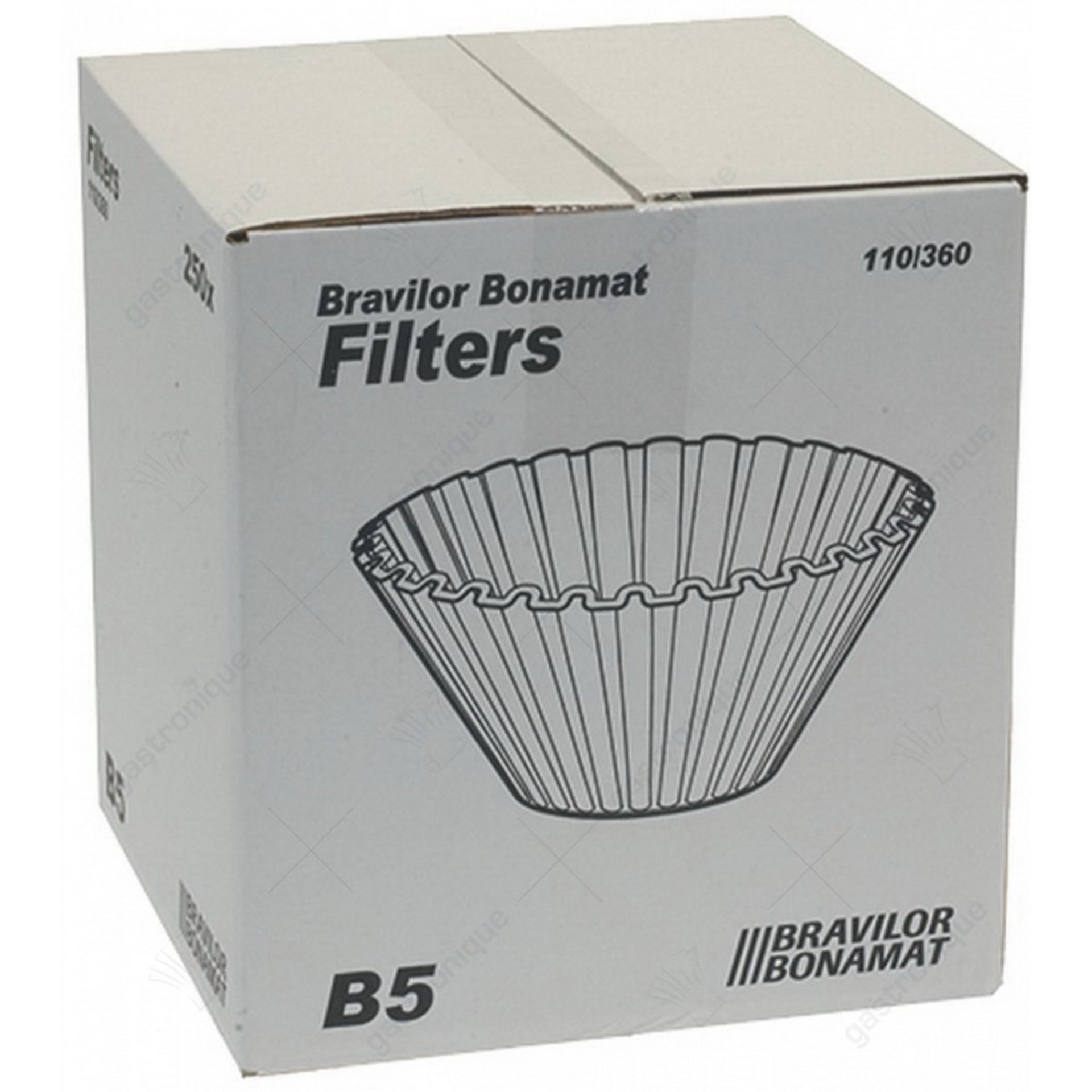 basket paper filter ø 110/360 mm 250pcs - image 1