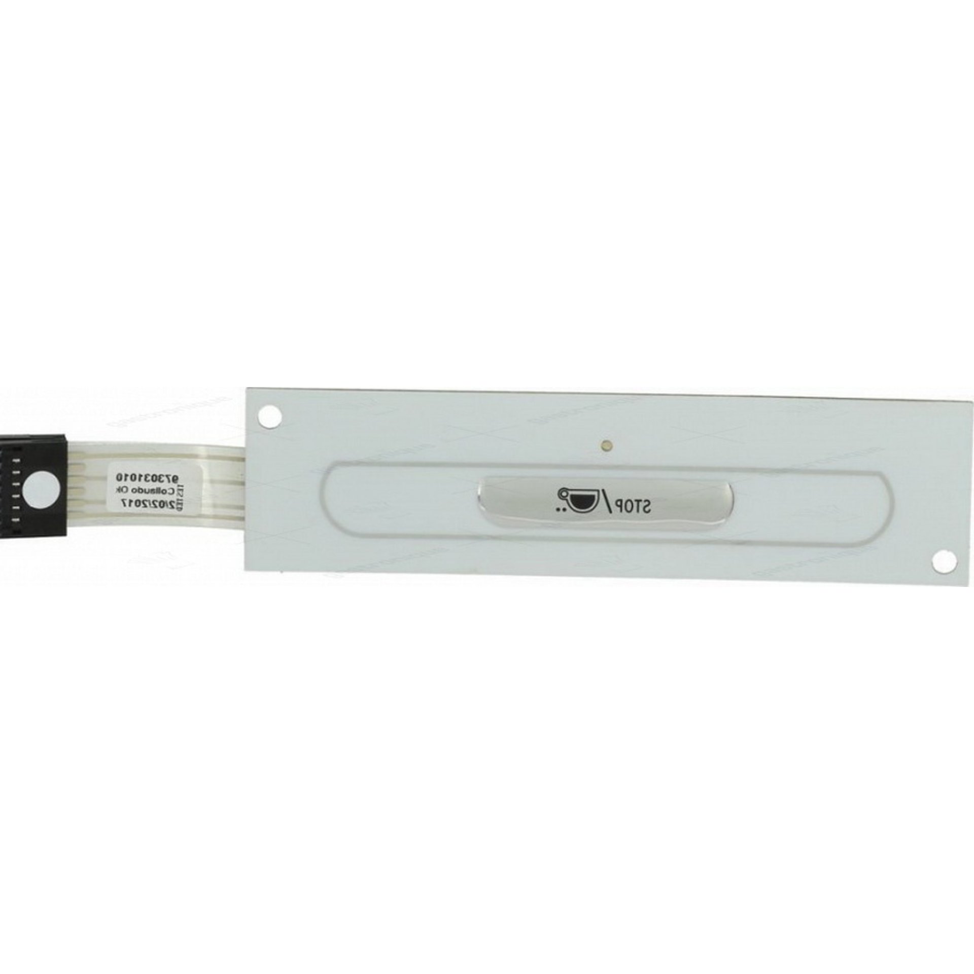 push-button panel membrane 1 button - afbeelding 1