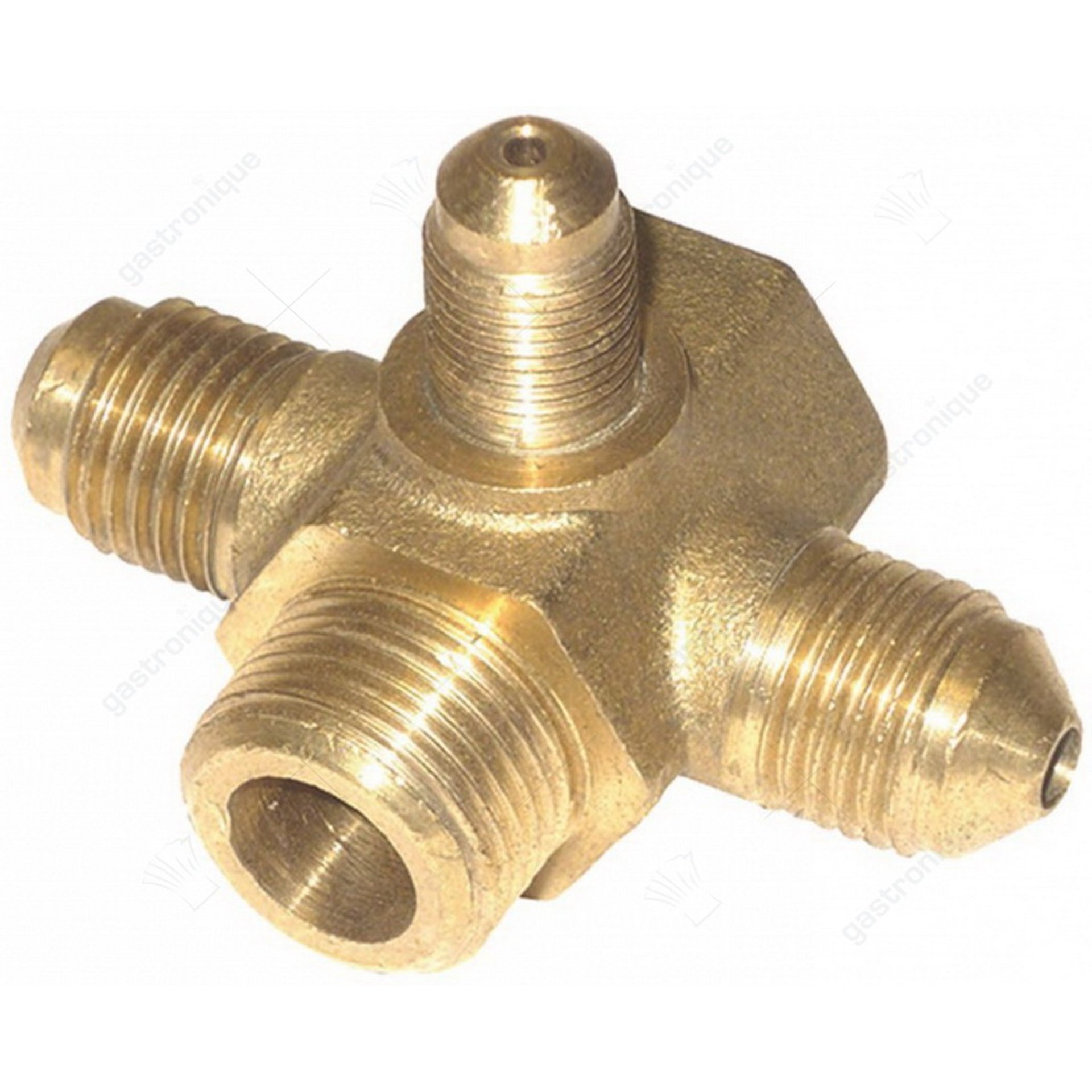 coupling 3 ways  ø 1/4"m-1/4"m-1/8"m - afbeelding 1
