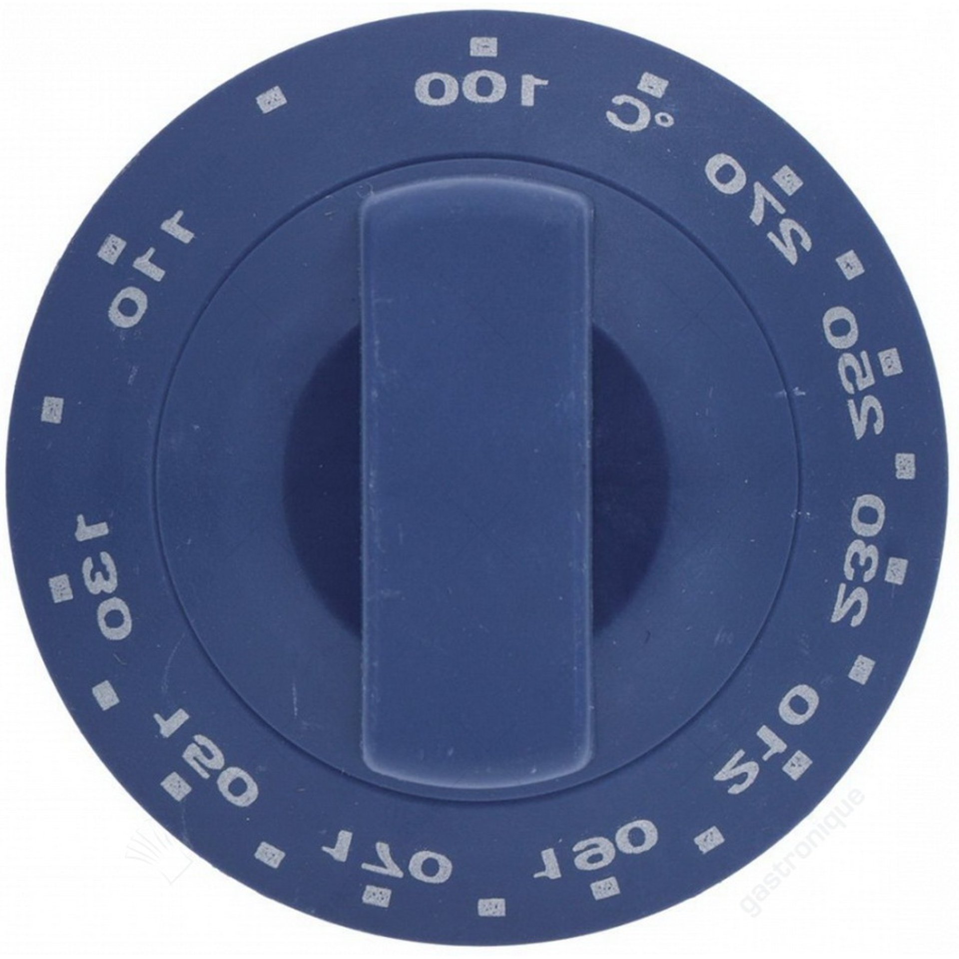 blauwe knop ø 60 mm 100-270°c - afbeelding 1