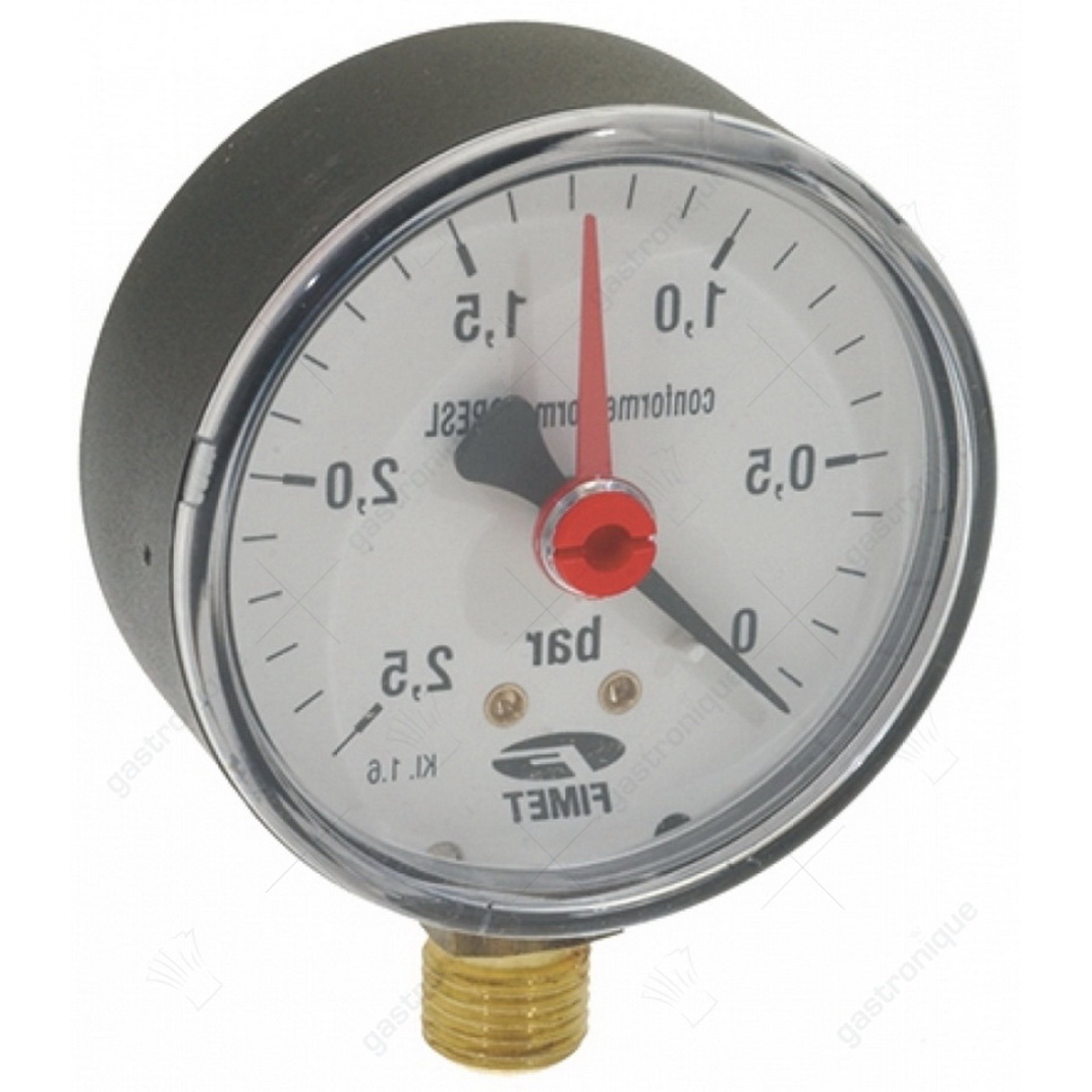 pressure gauge ø 63 mm 0÷2,5bar - afbeelding 1