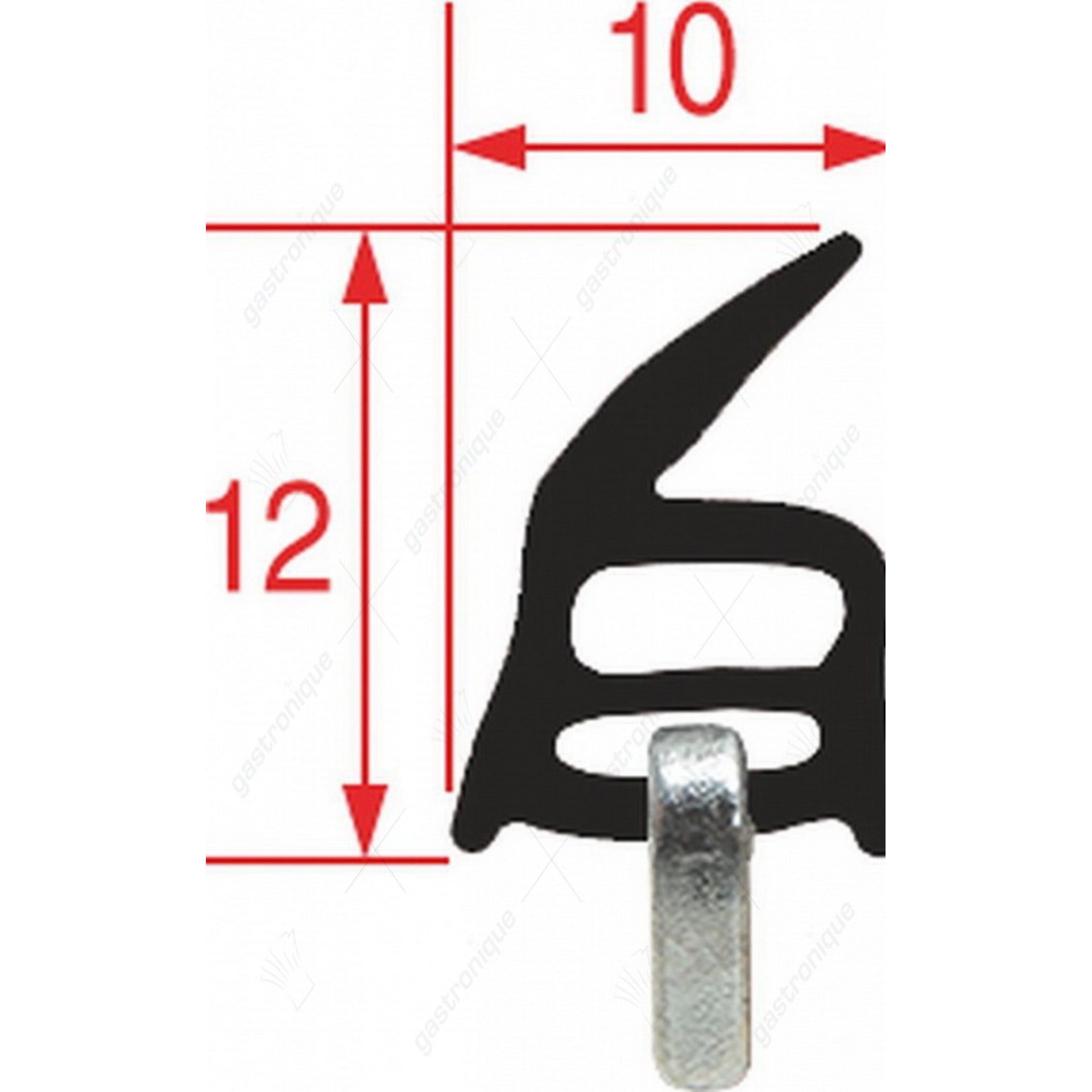 joint de porte de four 660x300 mm - image 1